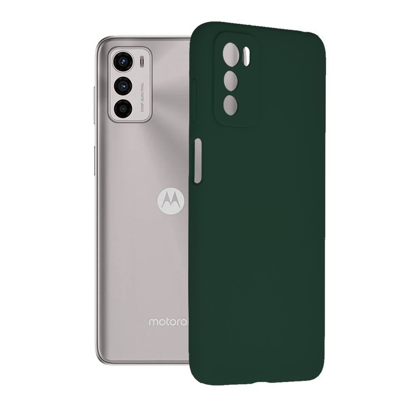 Husa pentru Motorola Moto G42 - Techsuit Soft Edge Silicone - Dark Green