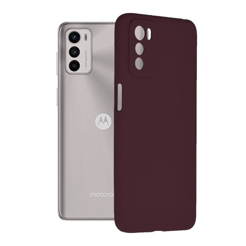 Husa pentru Motorola Moto G42 - Techsuit Soft Edge Silicone - Plum Violet