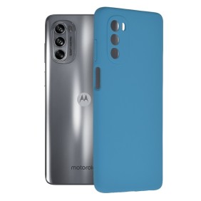 Husa pentru Motorola Moto G62 5G - Techsuit Soft Edge Silicone - Denim Blue