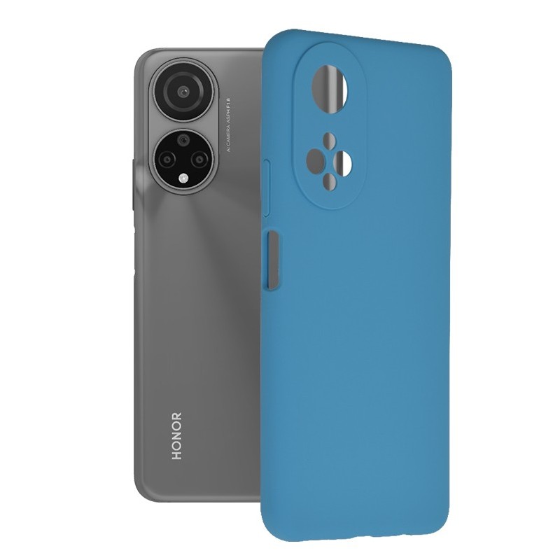 Husa pentru Honor X7 - Techsuit Soft Edge Silicone - Denim Blue