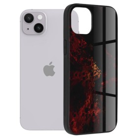 Husa pentru iPhone 14 Plus - Techsuit Glaze Series - Red Nebula