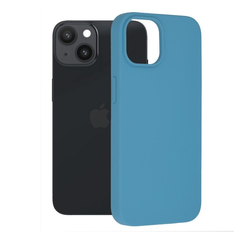 Husa pentru iPhone 14 - Techsuit Soft Edge Silicone - Denim Blue