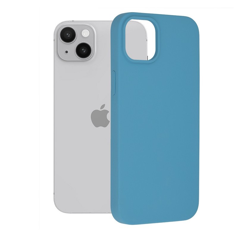 Husa pentru iPhone 14 Plus - Techsuit Soft Edge Silicone - Denim Blue