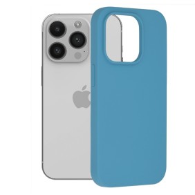 Husa pentru iPhone 14 Pro - Techsuit Soft Edge Silicone - Denim Blue