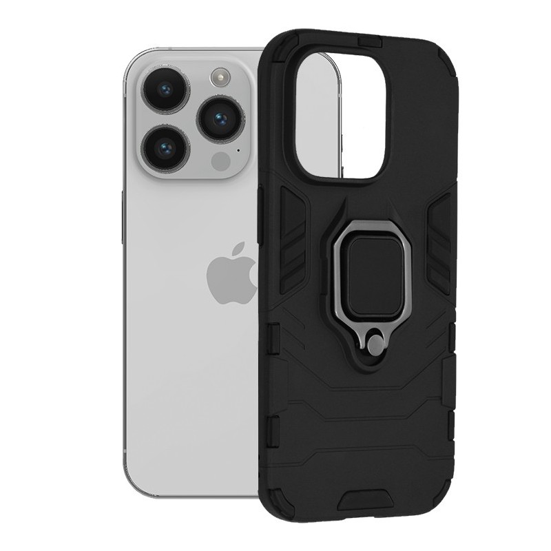 Husa pentru iPhone 14 Pro - Techsuit Silicone Shield - Black