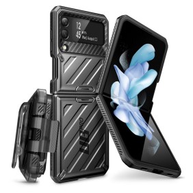 Husa pentru Samsung Galaxy Z Flip4 - Supcase Unicorn Beetle Pro - Black
