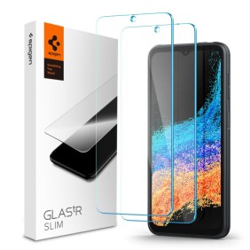 Folie pentru Samsung Galaxy Xcover6 Pro (set 2) - Spigen Glas.tR Slim - Clear