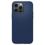 Husa pentru iPhone 14 Pro Max - Spigen Silicone Fit Mag Safe - Navy Blue