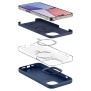 Husa pentru iPhone 14 Pro Max - Spigen Silicone Fit Mag Safe - Navy Blue