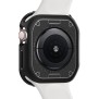 Husa pentru Apple Watch 4 / 5 / 6 / SE / SE 2 / 7 / 8 (44mm / 45mm) - Spigen Rugged Armor - Black