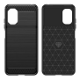 Husa pentru Xiaomi Poco M5 - Techsuit Carbon Silicone - Black