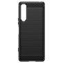 Husa pentru Sony Xperia 5 IV - Techsuit Carbon Silicone - Black