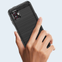 Husa pentru Samsung Galaxy Xcover6 Pro - Techsuit Carbon Silicone - Black