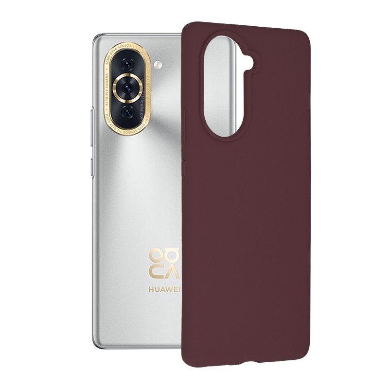 Husa pentru Huawei nova 10 - Techsuit Soft Edge Silicone - Plum Violet