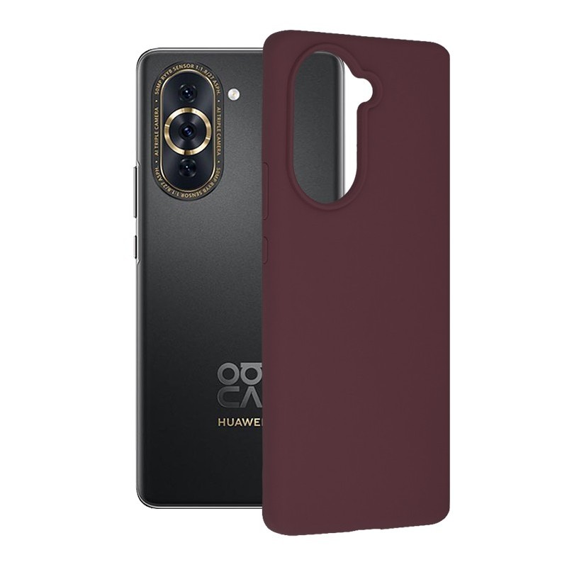 Husa pentru Huawei nova 10 Pro - Techsuit Soft Edge Silicone - Plum Violet