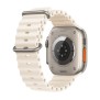 Curea pentru Apple Watch 1/2/3/4/5/6/7/8/9/SE/SE 2 (38/40/41mm) - Techsuit Watchband (W038) - White