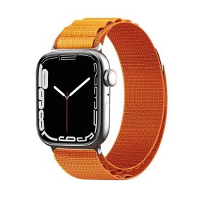 Curea pentru Apple Watch 1/2/3/4/5/6/7/8/9/SE/SE 2/Ultra/Ultra 2 (42/44/45/49mm) - Techsuit Watchband (W037) - Orange