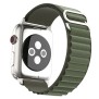 Curea pentru Apple Watch 1/2/3/4/5/6/7/8/9/SE/SE 2/Ultra/Ultra 2 (42/44/45/49mm) - Techsuit Watchband (W037) - Army Green