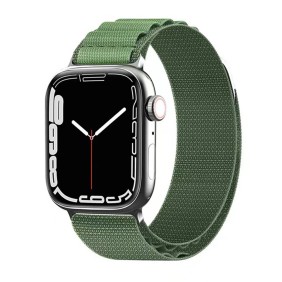 Curea pentruApple Watch 1/2/3/4/5/6/7/8/9/SE/SE 2 (38/40/41mm) - Techsuit Watchband (W037) - Army Green