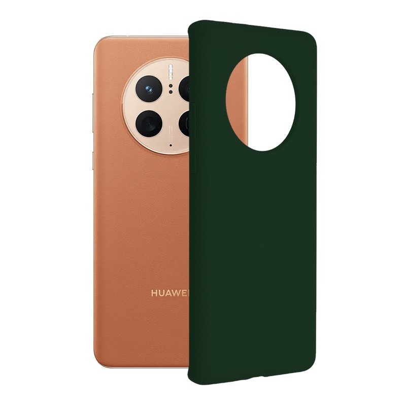 Husa pentru Huawei Mate 50 Pro - Techsuit Soft Edge Silicone - Dark Green