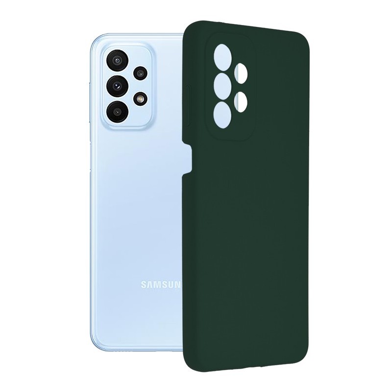 Husa pentru Samsung Galaxy A23 4G / A23 5G - Techsuit Soft Edge Silicone - Dark Green