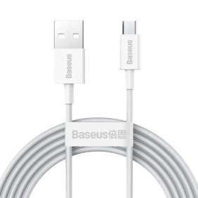 Cablu de Date USB la Type-C 65W, 2m - Baseus Superior Series (CAYS001002) - White