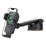 Suport Auto cu Incarcare Wireless 15W - Baseus Wisdom Alignment (CGZX000101) - Black