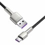 Cablu de Date USB la Type-C 66W, 2m - Baseus Cafule (CAKF000201) - Black