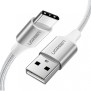 Cablu de Date USB la Type-C 3A, 1.5m - Ugreen (60132) - White