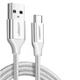 Cablu de Date USB la Type-C 3A, 1.5m - Ugreen (60132) - White