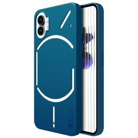 Husa pentru Nothing Phone (1) - Nillkin Super Frosted Shield - Peacock Blue