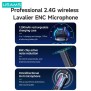 Lavaliera Wireless cu Noise Reduction - Usams ENC (US-ZB247) - Black