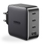 Incarcator Priza Fast Charging GaN 3 x Type-C, USB 100W - Ugreen (40747) - Black