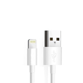 Cablu de Date USB la Lightning, 2.4A, 2m - Lito - White