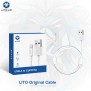 Cablu de Date USB la Lightning, 2.4A, 2m - Lito - White