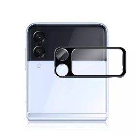 Folie Camera pentru Samsung Galaxy Z Flip4 - Mocolo Silk HD PRO Camera Glass - Black