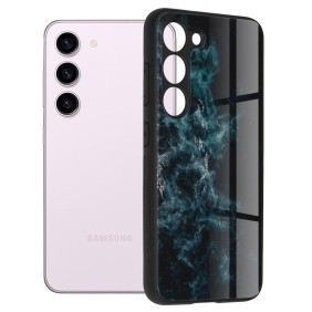 Husa pentru Samsung Galaxy S23 - Techsuit Glaze Series - Blue Nebula