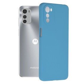 Husa pentru Motorola Moto E32 / E32s - Techsuit Soft Edge Silicone - Denim Blue