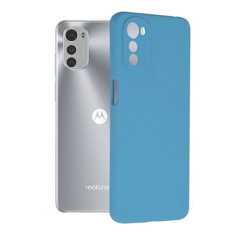 Husa pentru Motorola Moto E32 / E32s - Techsuit Soft Edge Silicone - Denim Blue