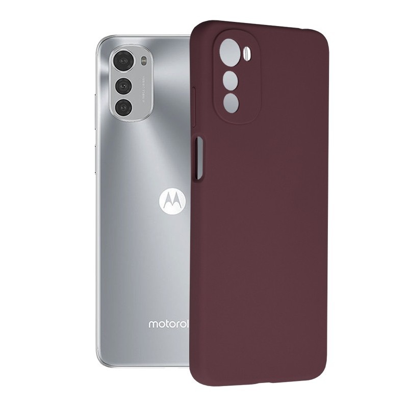 Husa pentru Motorola Moto E32 / E32s - Techsuit Soft Edge Silicone - Plum Violet
