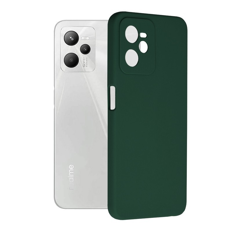 Husa pentru Realme C35 / Narzo 50A Prime - Techsuit Soft Edge Silicone - Dark Green