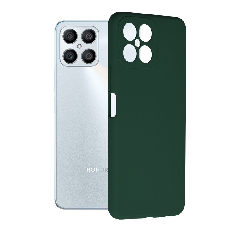 Husa pentru Honor X8 - Techsuit Soft Edge Silicone - Dark Green