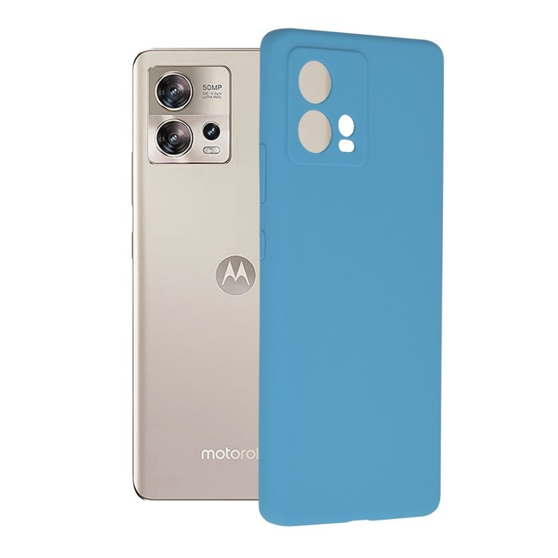 Husa pentru Motorola Edge 30 Fusion - Techsuit Soft Edge Silicone - Denim Blue