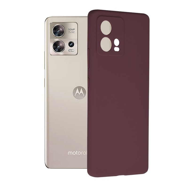 Husa pentru Motorola Edge 30 Fusion - Techsuit Soft Edge Silicone - Plum Violet
