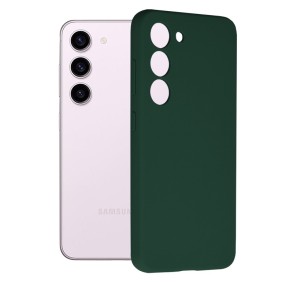 Husa pentru Samsung Galaxy S23 - Techsuit Soft Edge Silicone - Dark Green