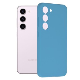 Husa pentru Samsung Galaxy S23 - Techsuit Soft Edge Silicone - Denim Blue
