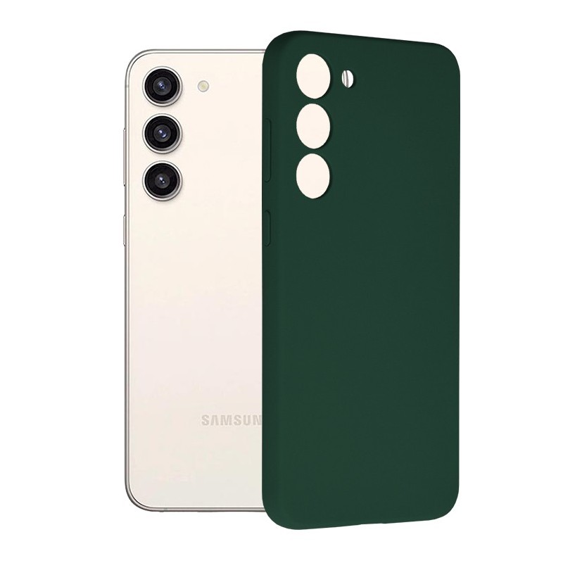 Husa pentru Samsung Galaxy S23 Plus - Techsuit Soft Edge Silicone - Dark Green