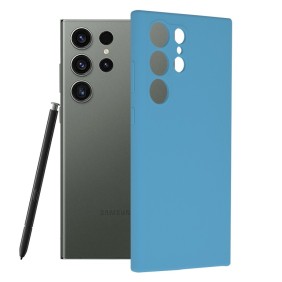 Husa pentru Samsung Galaxy S23 Ultra - Techsuit Soft Edge Silicone - Denim Blue