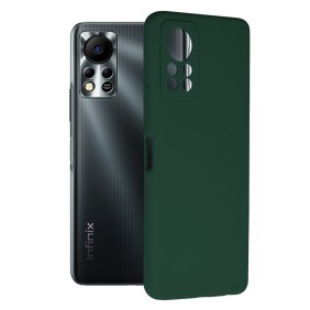 Husa pentru Infinix Hot 11s NFC - Techsuit Soft Edge Silicone - Dark Green