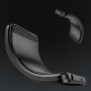 Husa pentru Samsung Galaxy A54 - Techsuit Carbon Silicone - Black